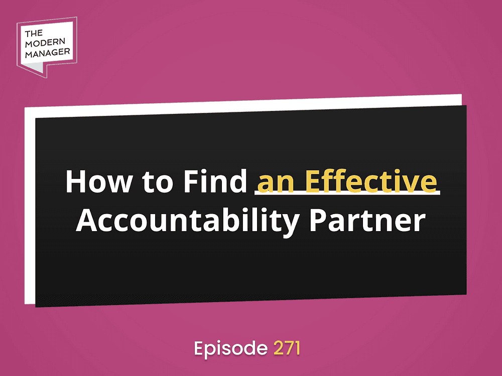 How to Find an Effective Accountability Partner