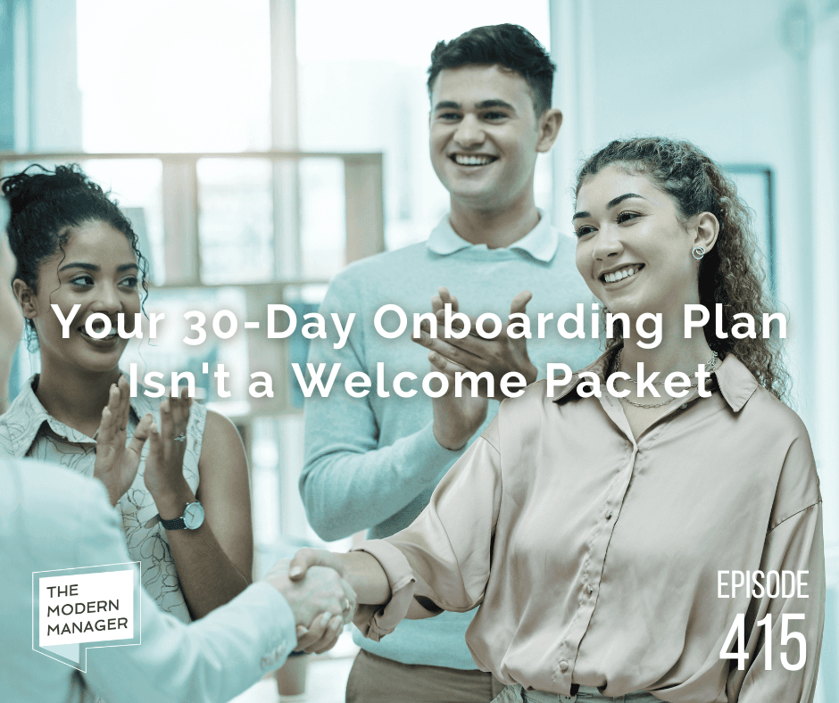 Your 30-Day Onboarding Plan Isn't a Welcome Packet